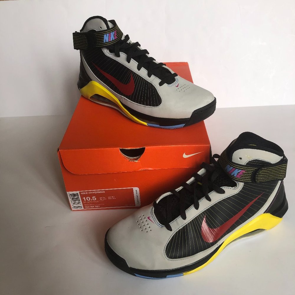 Nike 09 Hypermax Destro NTRL GRY/SPRT RD-BLCK-UNVRSTY 354184 061 Men Size 10.5